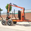 Reboque de carregamento de log com trailer de Crane Forester