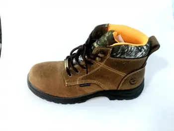 High cut split leather fengdun brand safety footwear