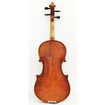 Acabado brillante rojo marrón violín todo sólido