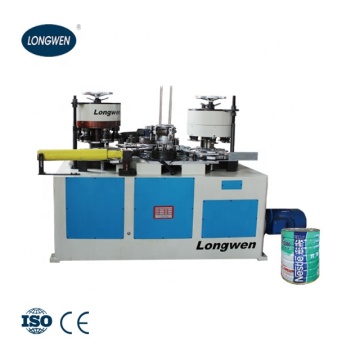 Automatic flanging beading seaming production line