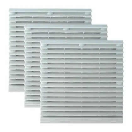 MEIXING 9804 Axial Flow Fan Accessories: Waterproof Plastic Mesh Cover for Dust Protection