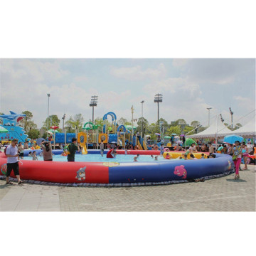 Hot sale ground park inflatable round swimming pool for outdoor