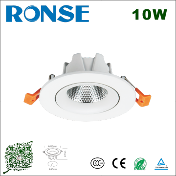10W LED LED LED Light Light Die Casting Perumahan Serbuk Putih Menyembur Permukaan Kemasan