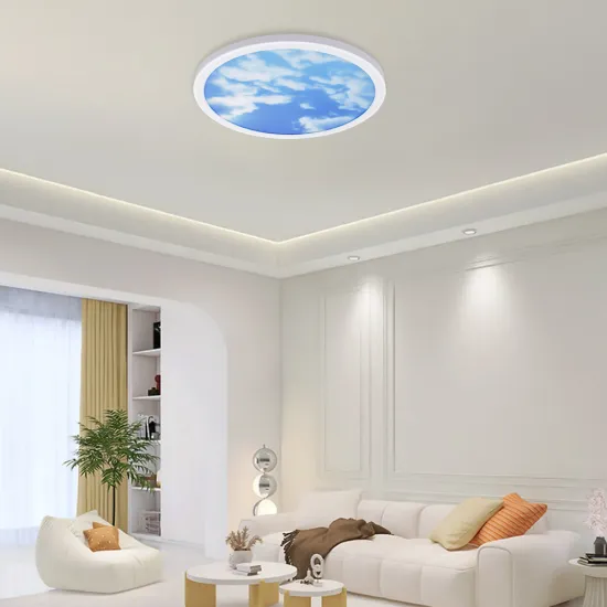 Easy Installation High Lumen LED Panel Lights for Living Room (24W-48W) - Blue Sky White Cloud Design