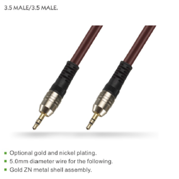 3.5 male to 3.5 male High Quality RCA Cable micro usb to rca cable for samsung galaxy s4