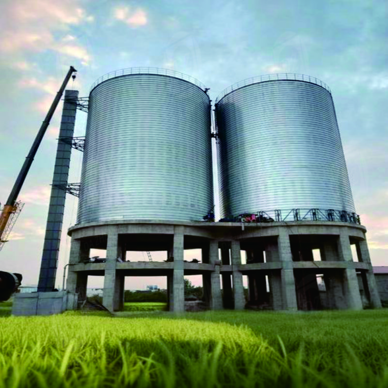 Steel silos for highland grain silos
