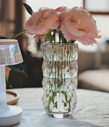 Modern Luxury Premier Baccarat Crystal Vase for Elegant Home Decor