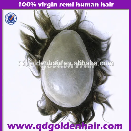 First Class Hot Sale 100% Indian Hair Piece Toupee For Men