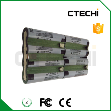 1p4s 18650 battery pack 14.4V 3400mAh capcity