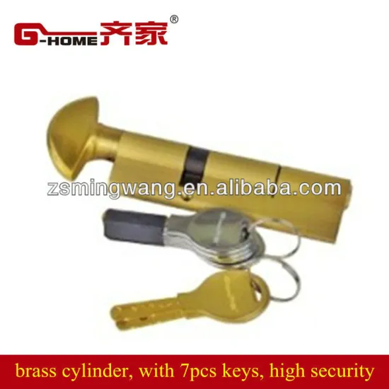 brass cylinder single side mortise cylinder with very long body