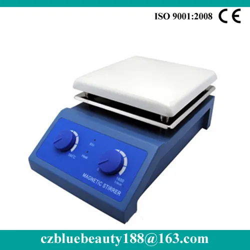 laboratory digital magnetic stirrer with hot plate