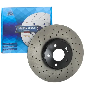 Wholesale 345mm Carbon Fiber Front Brake Disc Rotor for Lexus FZ16