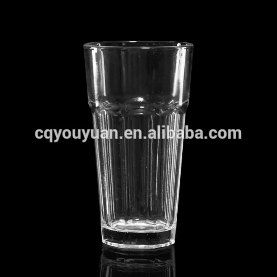 Old Fashioned Glass Heat Resistant Highball Clear Glass Cup 12OZ