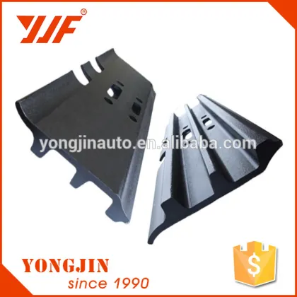 Construction machinery undercarriage track shoes/track pad