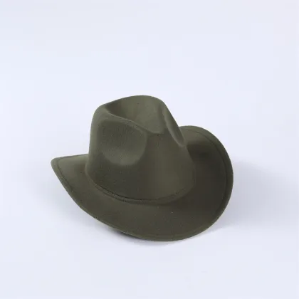 Stetson Wide Brim Fedora Hat - Fashionable Panama Felt Wool Cowboy Style