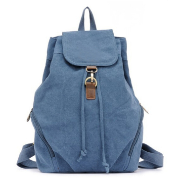 2016 newly design canvas japan high school bag in good quality