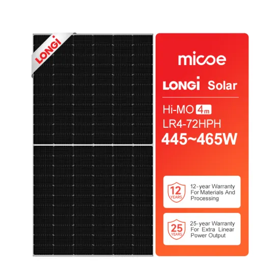 Longi Glas Solar Photovoltaic Modules: 445W, 450W, 455W, 460W, and 465W Specifications and Details