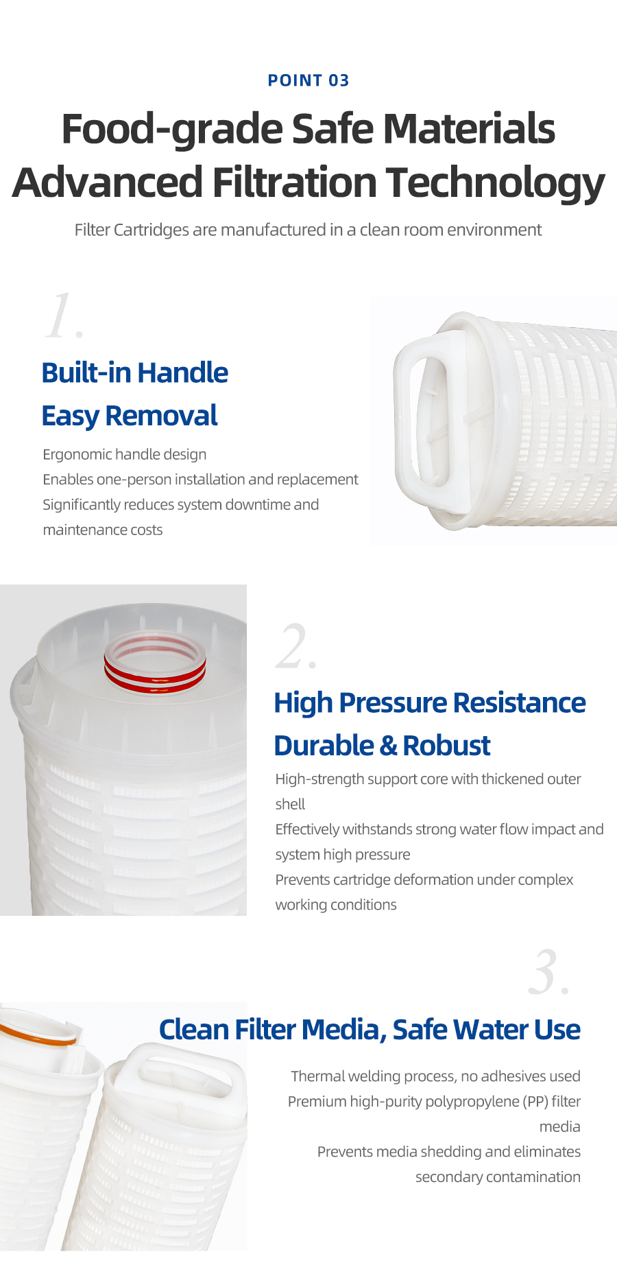 6.Alternative 3M High Flow Filter Element