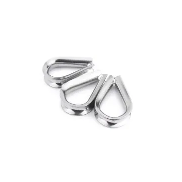 Rigging Hardware: SS304 and SS316 Wire Rope Tube Thimble