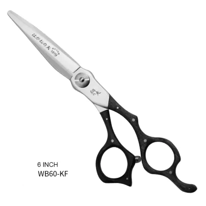 KUNG FU Wooden Handle Japanese VG10 Mizutani Hairdressing Scissors