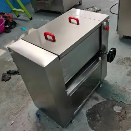 Commercial Automatic Double Axis Stainless Steel Meatball Burger Patty Stuffing Mixer Machine