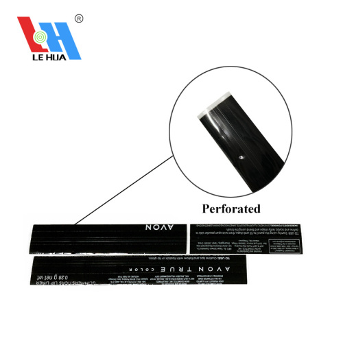 Custom Shrink Wrap Labels Perforated Shrink Sleeve Label Bands For Eyeliner Factory