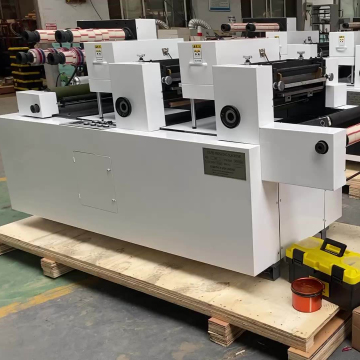 Double Color Mini BOPP Tape Flexo Printing Machine HT360-2