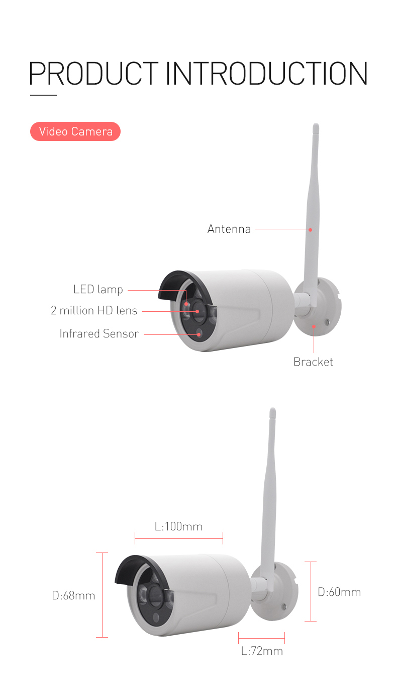 NVR KIT 1080P CCTV SYSTER CAMERALES