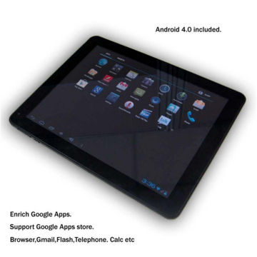 9.7 Inch Lcd Screen  Multitouch Tablet Pc With  A10 1.0ghz Ddr3 1g  Dual Camera 3g + Wifi