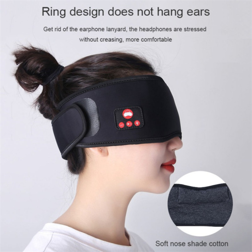 Headphone Bluetooth Nirkabel Sleeping Mask Built-in Speaker