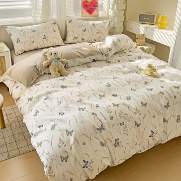 2024 New Design Luxury Microfiber 4-Piece Flat Sheet Duvet Cover Set - Wholesale Bedding