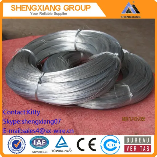 Electro/Hot Dipped Galvanized Steel Wire Galvanized Iron Wire Factory
