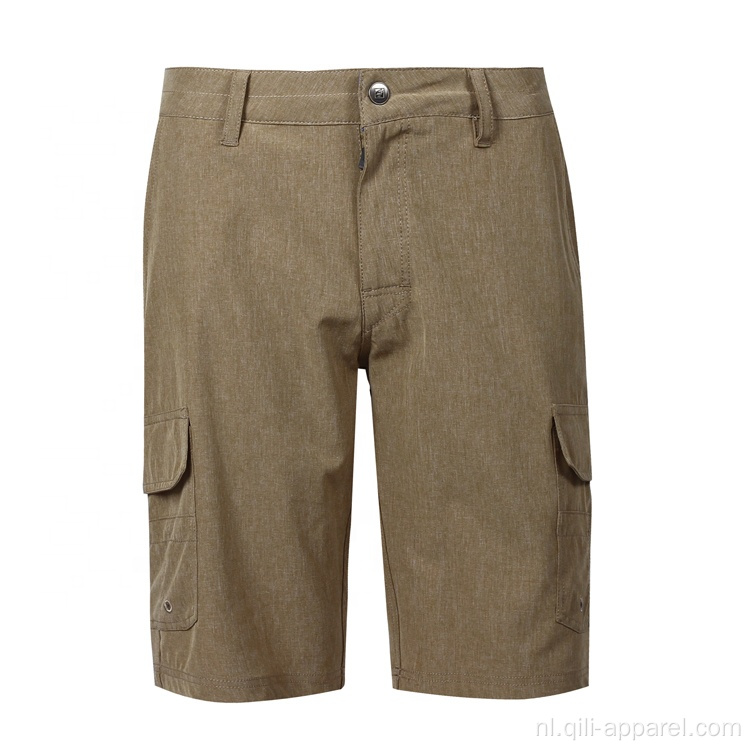 zwemshort van polyester met stretch