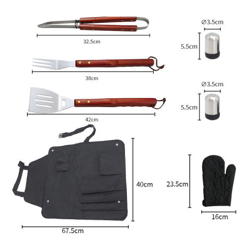 Stainless Steel Bbq Tool Set Safe And Reliable Multifunctional Grill Tool Factory