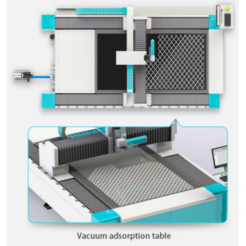 Högkvalitativ och kraftfull CNC Optisk fibermetalllaser skärmaskin Stål och aluminiummaskinpris 3015