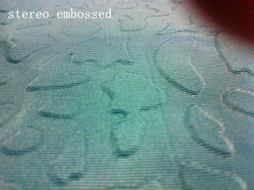 100%nylon stereo embossed taslon