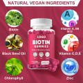 OEM Vitamin Supplement Hair Growth Vitamin Biotin Gummies