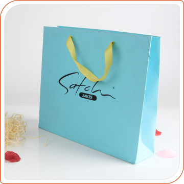 Luxury shopping pack custom printed logo paper gift packaging bag
