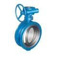 Logam duduk Butterfly Valve Gear operasi