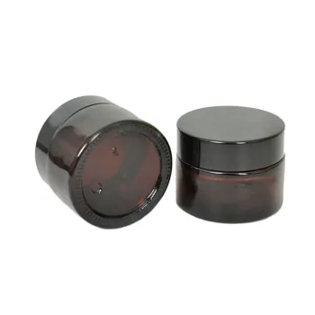 30g Amber Glass Jar With Lid For Cream
