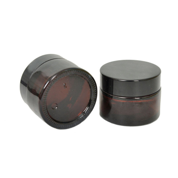 30g Amber Glass Jar With Lid For Cream