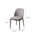 Modern Fashion Minimalist Dining Chair Home Using Dining Room Ash Solid Wood Pu Soft Bag Backrest High Upholstery Dining Chairs