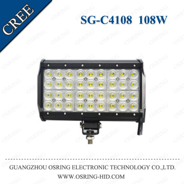 OSRING 10-30v four row high intensity and quality C ree offroad truck 108W 9" led light bar