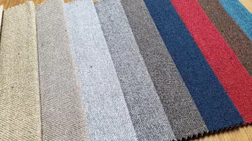 Linen Look Polyester Fabric for Sofa Upholstery