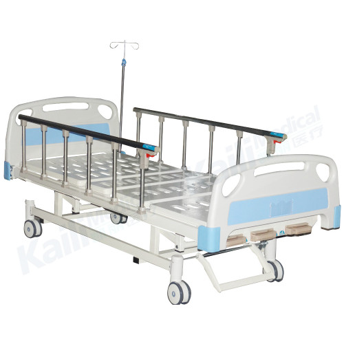Three Function Manual Hospital Care Bed Medical Bed