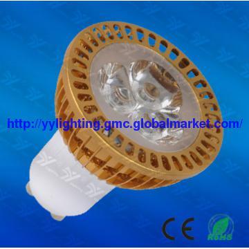 high lumen LED Spotlight  GU10C-3X1W with low power consumption
