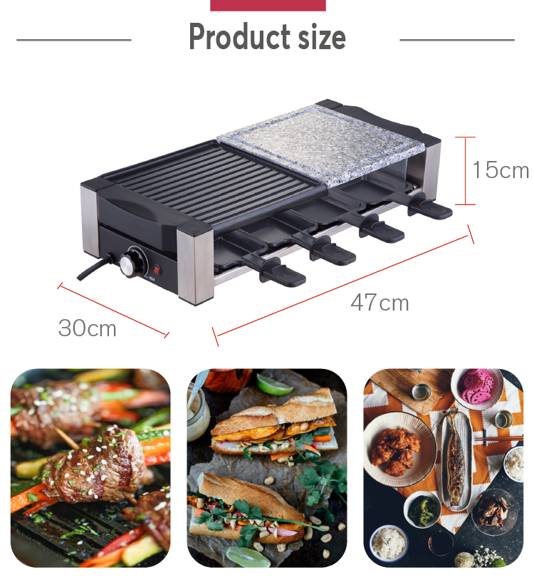 Raclette Grill For 8 Persons 3