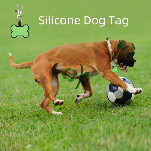 Hot Sales Silicone Pet Outdoor Accessories ID Tag