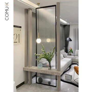 Aluminium Partition Doors with Sound Insulation and Tempered Glass Sliding Door Partitions