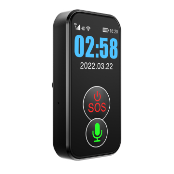 Portable 4G Sound Alarm SOS Button with GPS Tracking for Students and Elders: Free App Included